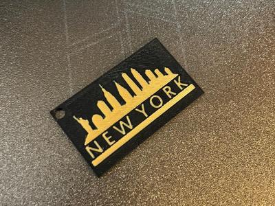 New York City keychain