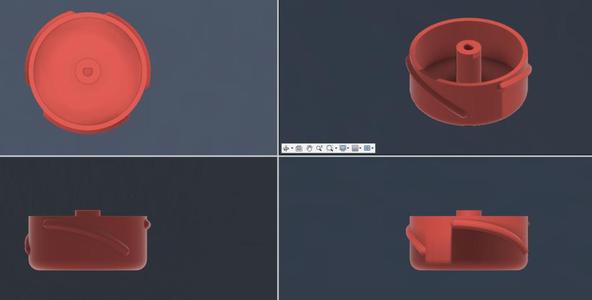 Replacement Knob for Washer Dryer. Parametric. 