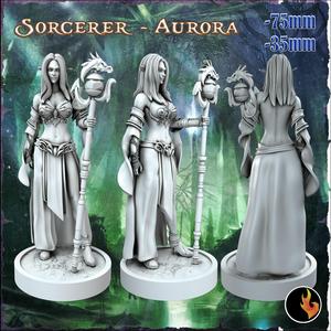 Aurora - Fantasy Elf Girls STL Vol 1 - 75mm + 35mm Scale