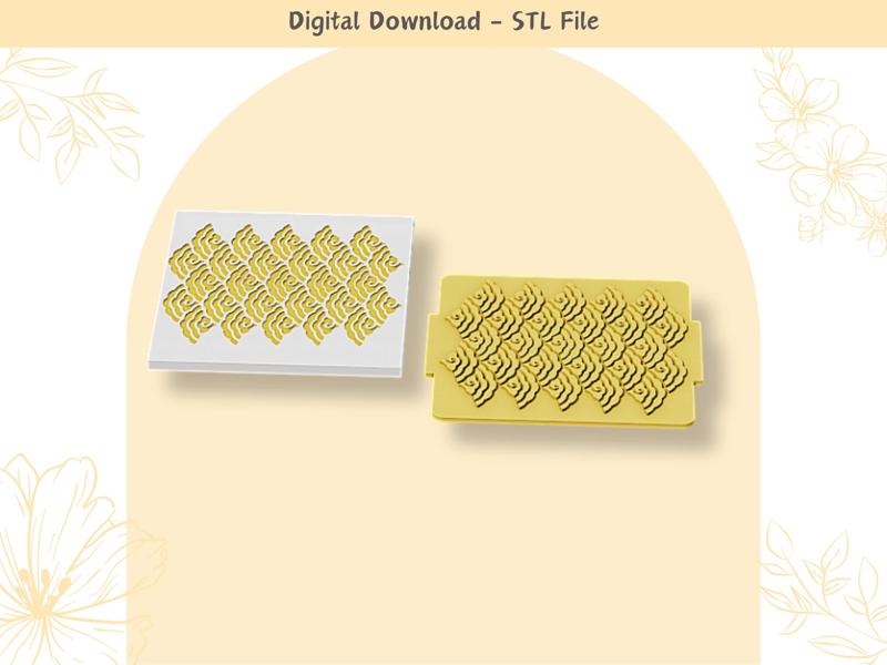 Cloud Asian Curly Pattern texture mat