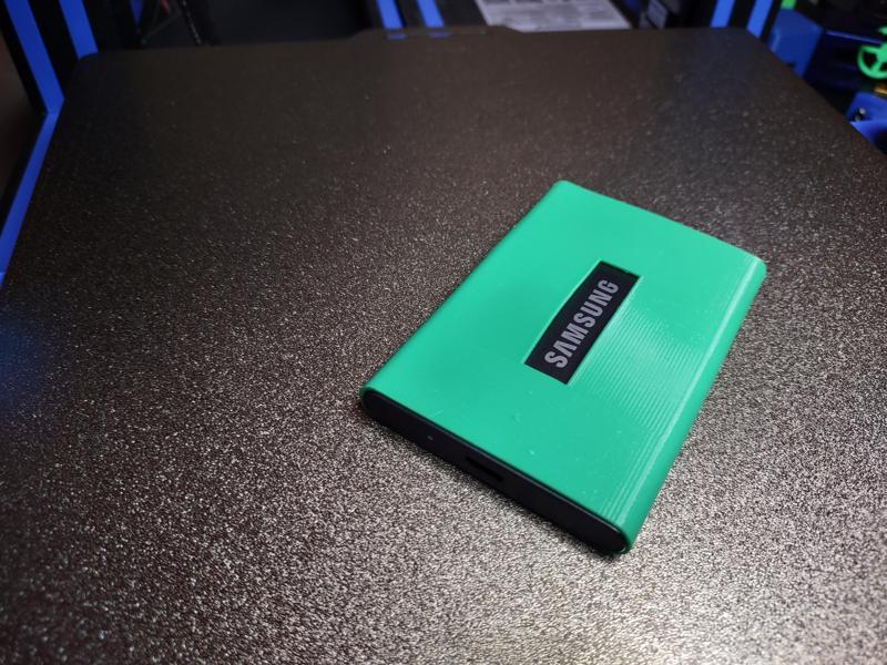 Impact Resistant TPU Sleeve for Samsung Portable SSD T7 Drive
