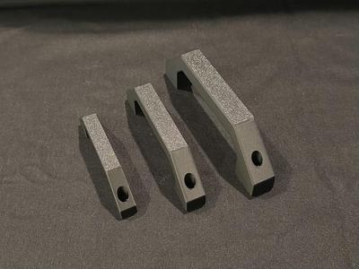 Classic Pull Handles With Finger Grips - 3 Sizes
