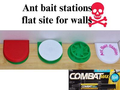 Ant bait station for walls v3. No trap.