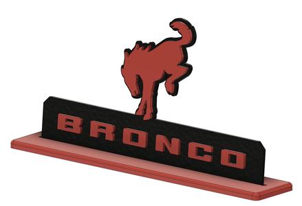 Bronco Desk Art