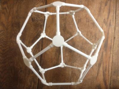 Straw Dodecahedron Connector