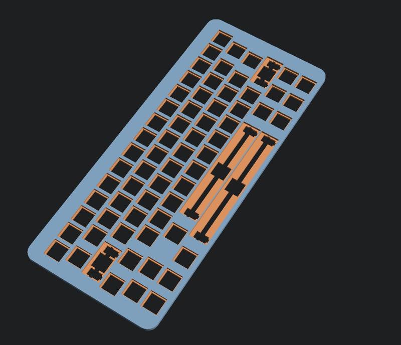parametric kbd plate