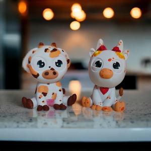 Cute Sitting Cows