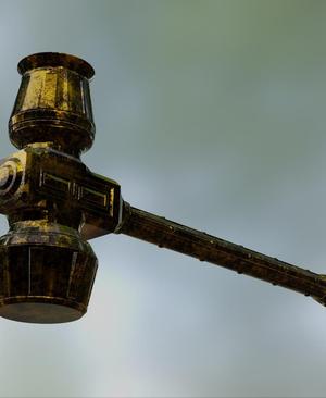 Dwarven Hammer 3D Print File (STL)