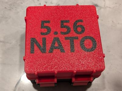 5.56 Nato 100rnd Ammo Box Lobe Style