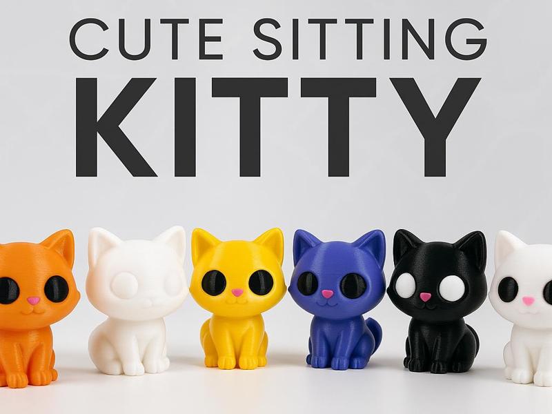 Cute Sitting Kitty