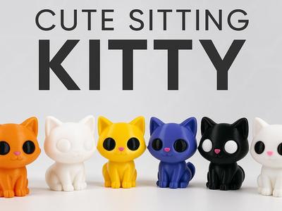 Cute Sitting Kitty