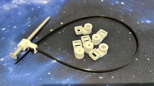 Cable Wire Zip ties 3.6mm Width Mount Hole Nail Screw Dimension 2mm to 5mm