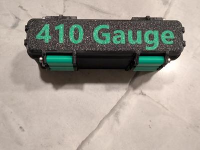 410 Gauge 20rnd Ammo Boxes 2in thru 3in