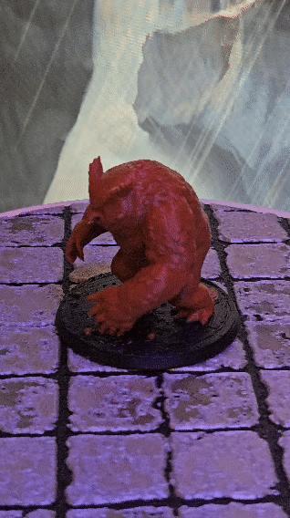 D&D Owlbear mini - Ai Generated
