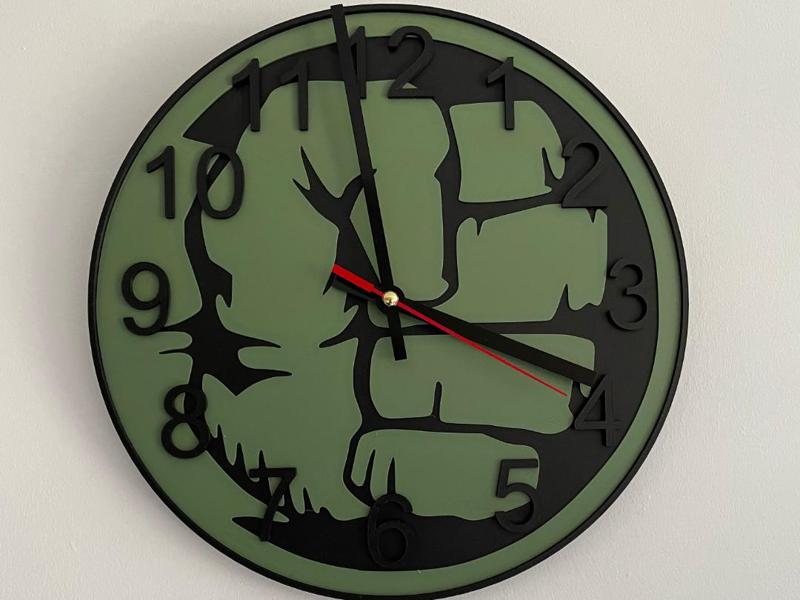 Hulk Fist Wall Clock