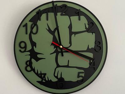 Hulk Fist Wall Clock