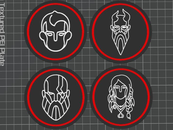 Posavasos God Of War PACK 1