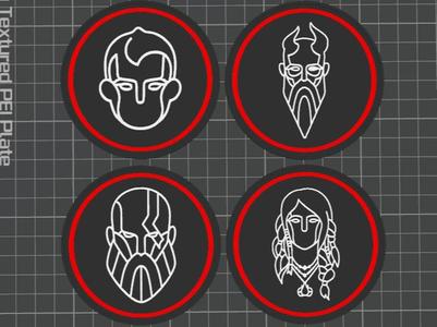 Posavasos God Of War PACK 1