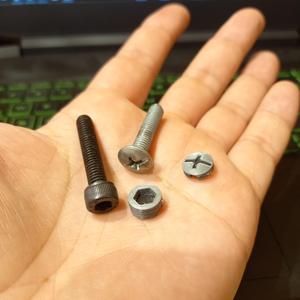 Botones estilo perno, tornillo