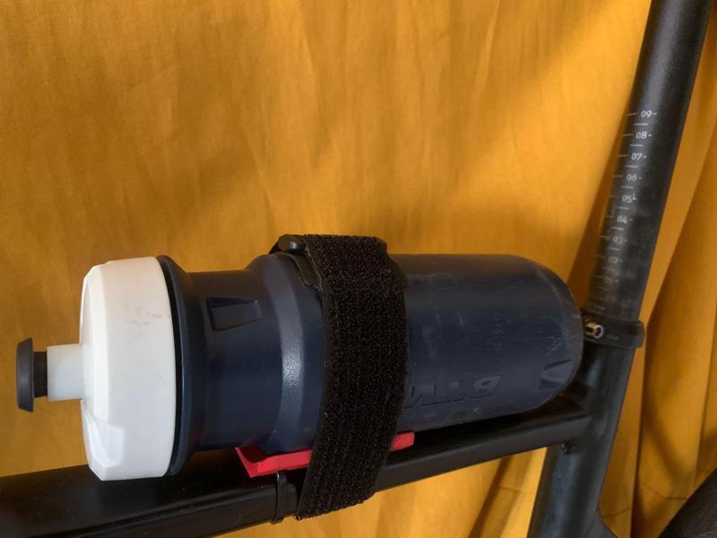 bike top tube bottle mount plattform