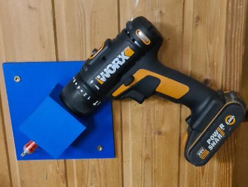 Wall bracket for Worx WX371 cordless screwdriver