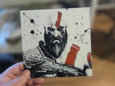 Graffiti Kratos Hueforge
