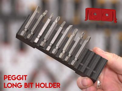 Peggit - 5" Long Magnetic Bit Holder