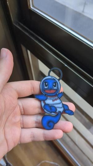 Astronaut Squirtle Keychain from Pokemon
