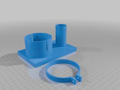 Workbee CNC Makita Shoe (65MM, 4MM Bush Gap, 32MM Vacuum Pipe)