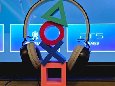 PlayStation Symbols Headset Headphone Holder 