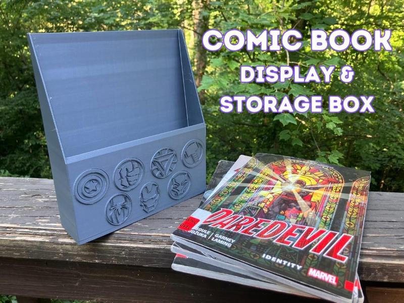 Comic Book Display and Storage Box