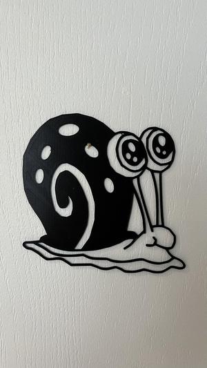 Gary The Snail Wall Art (Sponge Bob)
