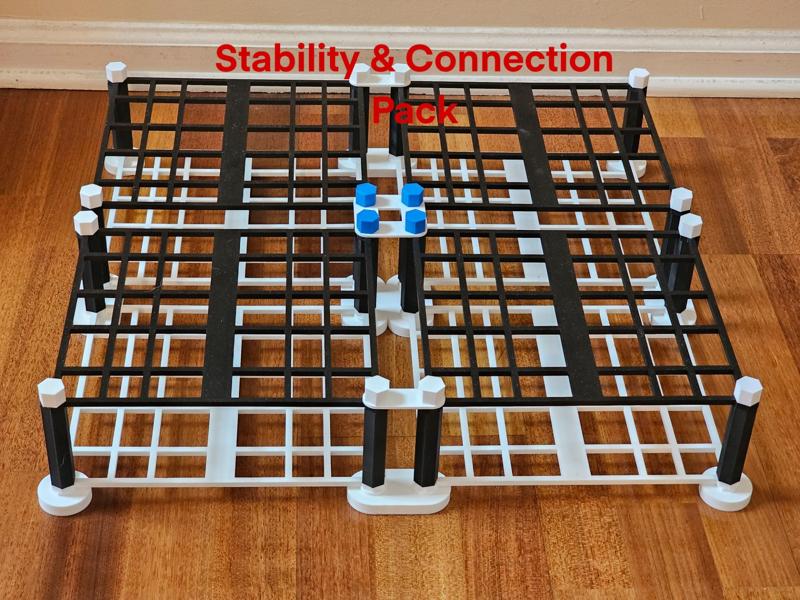 Stability & Connection Pack Filament Shelf System