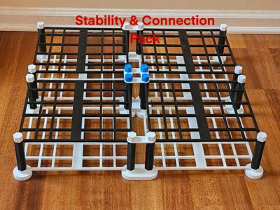 Stability & Connection Pack Filament Shelf System