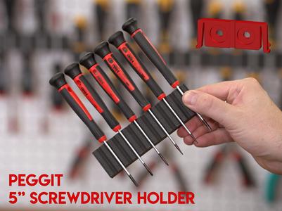Peggit - 5" Magnetic Screwdriver Holder