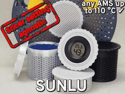 No Spill SUNLU V2 spool silica desiccant drybox