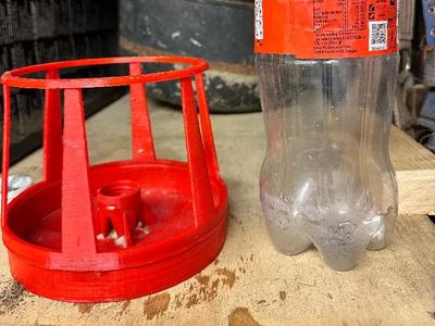Pet Waterer Soda Bottle