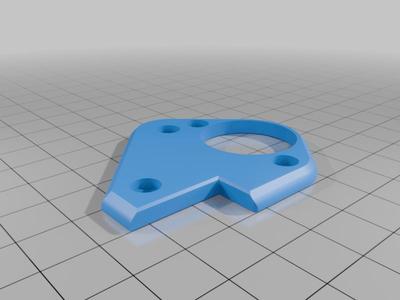 Voron Trident Z-Carriage accent wo Hexnut hole