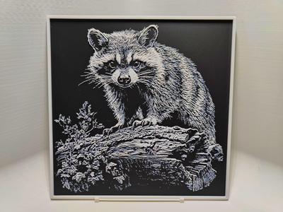 Racoon - Hueforge