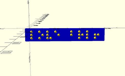 3D Braille Module - Deluxe Version