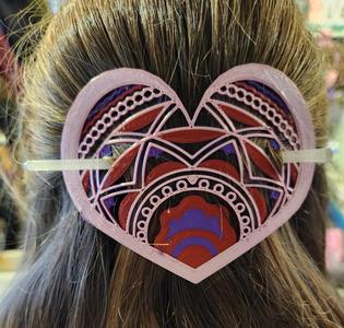 Valentine's Heart Hair Accessory