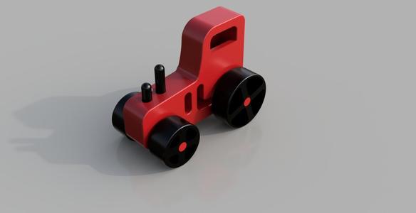 Farm Fun Tractor: DIY Glue-Together Toy Tractor