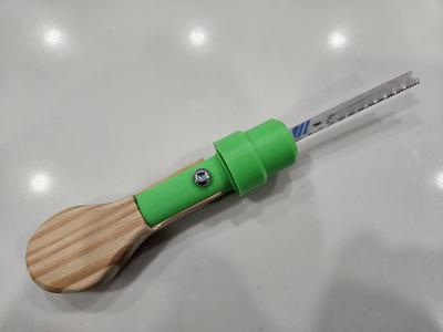 T-Shank Jigsaw Blade Holder - BYOH - Tool for Pumpkin Carving