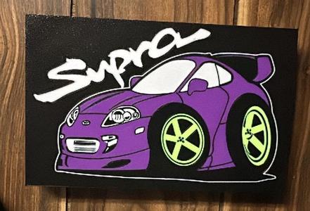 mk4 toyota supra cartoon lightbox