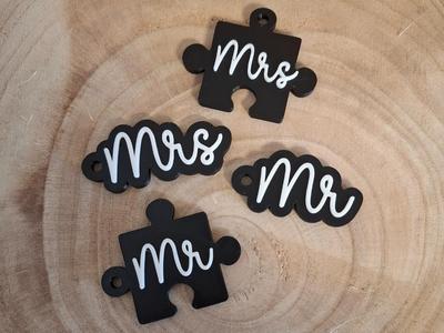 Keychain Mr + Mrs