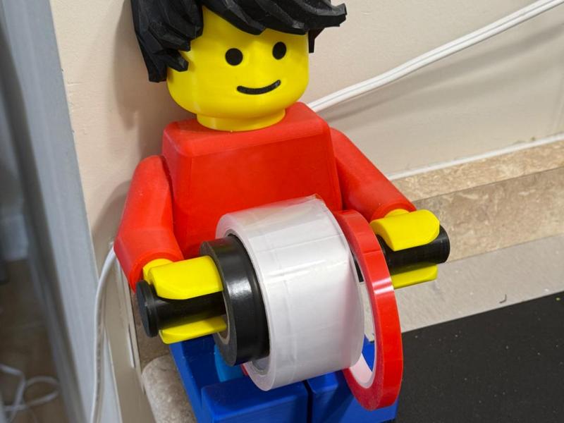 Brick Figure Tape/Solder Holder 
