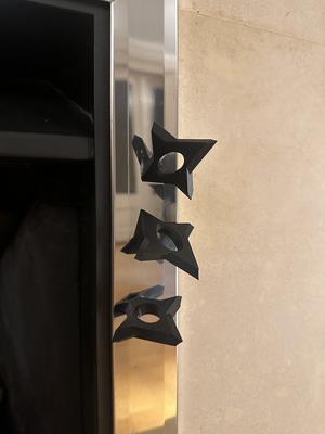 Shuriken Fridge Magnets ~ #FunctionalArt 