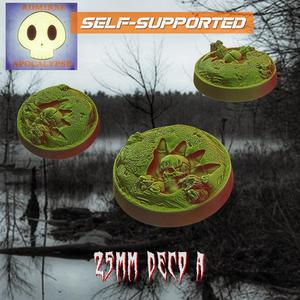 Creature footprint base (25mm Swamp base)