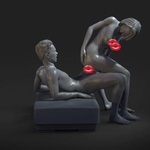 ANAL SEX - NSFW - EROTIC MINIATURE 75 MM SCALE