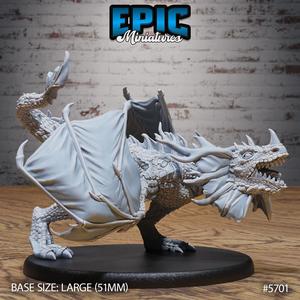 Angry Wyvern / Dragon Serpent Hybrid / Mountain Monster / Winged Fire Drake / Draconic Reptile Creature / Dragonborn Beast Encounter